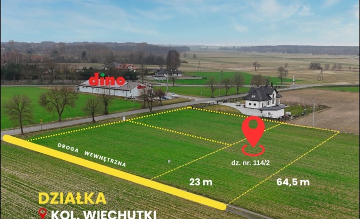działka na sprzedaż - Sieradz (gw), Wiechucice